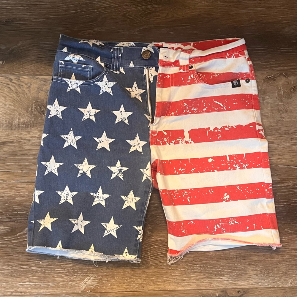 Born Primitive Flex Stretchy Jort - Men's - American Flag